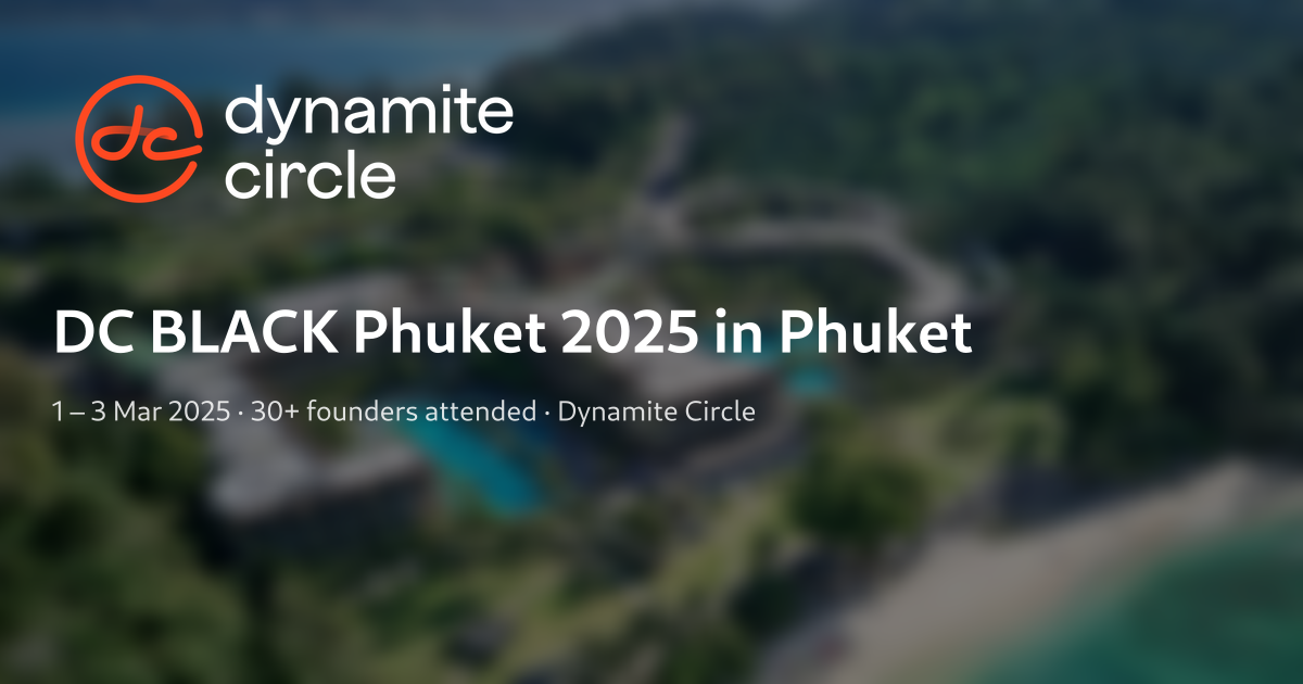 DC BLACK Phuket 2025 in Phuket — 1 – 3 Mar 2025 | Dynamite Circle